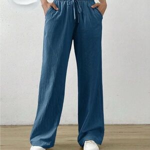 New ladies Blue Casual Pants size M